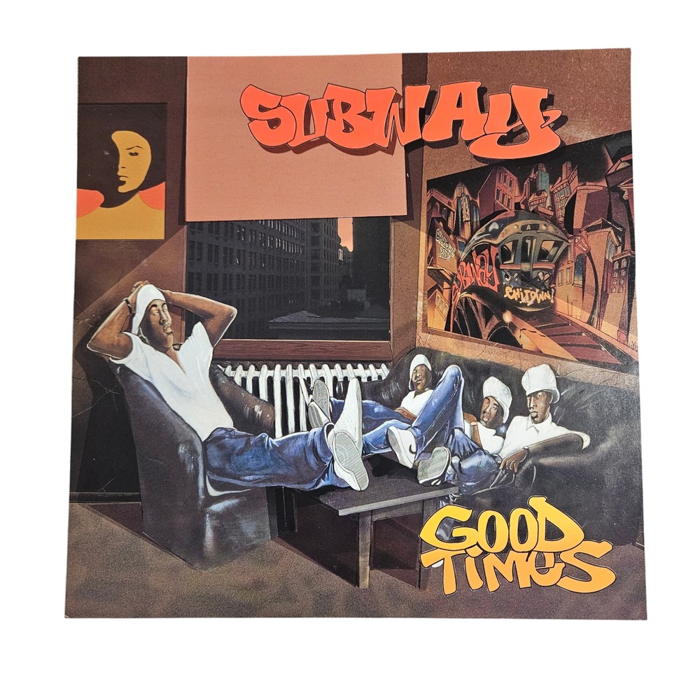 Subway Good Times 12x12 Double Sided Flat Promo Poster Vintage 1994 Hip Hop